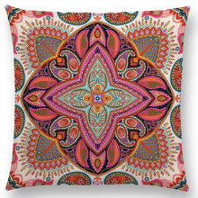 Hot Sale Boho Paisley Oriental Floral Pattern Navajo Geometric Prints Fantasy Petal Flowers Cushion Cover Sofa Throw Pillow Case - 64 Corp