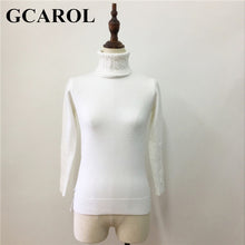 GCAROL New Arrival Women Turtlneck Sweater Twist Stretch Knitted Pullover Autumn Winter Thick Basic Knit Tops With 6 Colors - 64 Corp