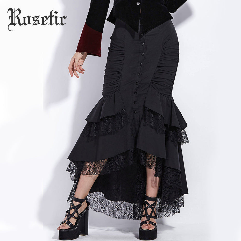 Gothic 2025 fishtail skirt