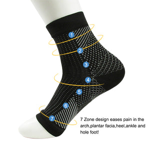 Dropshipping Comfort Foot Anti Fatigue women Compression socks Sleeve Elastic Men's Socks Women Relieve Swell Ankle sokken - 64 Corp