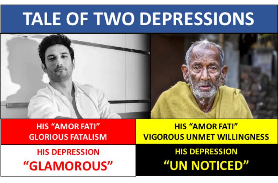Tale Of Two Depressions-Celebrity & Common Man Depression.