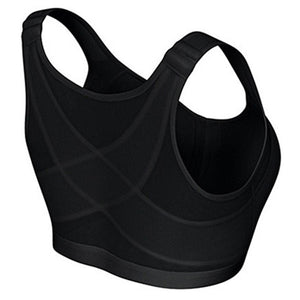 Front Closure Shockproof Adjustable Strap Buckle Yoga Sports Bra - 64 Corp