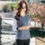 new popular summer spring round collar striped long-sleeved bottom shirt - 64 Corp