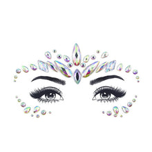 Face jewels sticker Make Up Adhesive Temporary Tattoo  Body Art Gems Rhinestone Stickers for  Festival Party