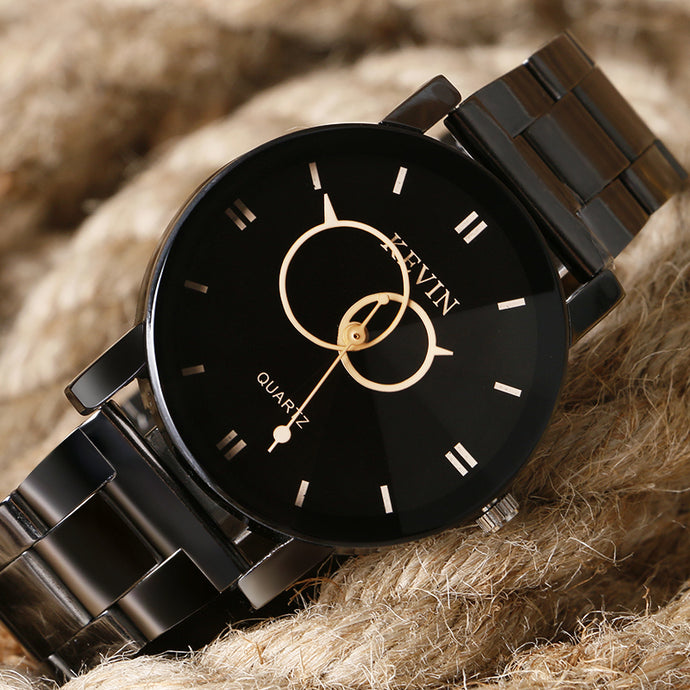 KEVIN Full Stainless Steel Quartz Watches Men Brand Chic Circle Dial Clock Women Fashion Watch 2016 relogio masculino femme - 64 Corp