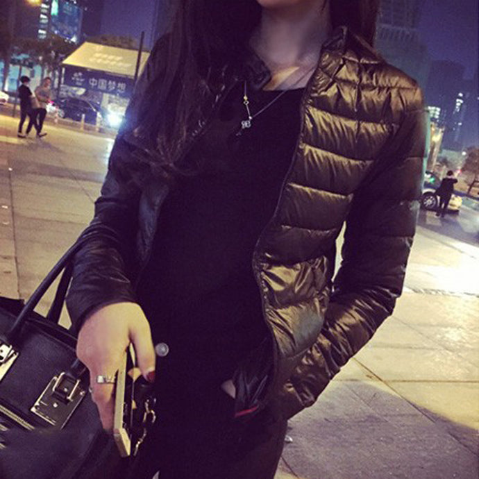 2016 Winter & Spring Women Jacket Short Down Outwear Female Winter Coat Cotton Padded Warm Jacket Outwear Women Winter Down Coat - 64 Corp