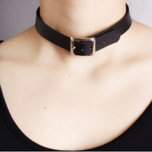 2016 Harajuku punk rock leather collar Necklace Goth Grunge Leather Torques Collar Gothic Choker Necklace brincos gift - 64 Corp