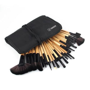 VANDER 32Pcs Set Professional Makeup Brush Foundation Eye Shadows Lipsticks Powder Make Up Brushes Tools w/ Bag pincel maquiagem - 64 Corp