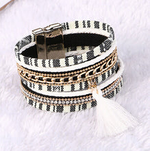 Magnetic Leather bracelets & bangles Bohemian Boho Multilayer Bracelets Jewelry for Women Men Gift - 64 Corp