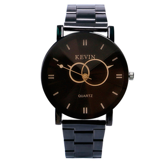 Amazon.com: Kevin Watch Women Men Watches Luxury Crystal Big E Stainless  Steel Watch Strap Quartz Watch : ביגוד, נעליים ותכשיטים