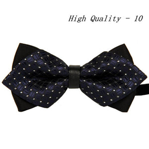 20 style summer men's neckwear neck self gold bow tie silver black silk fashion casual male pink bowtie wedding lote - 64 Corp