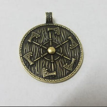 1pcs Thunder shield of Perun Slavic Axes gothic retro Pagan Pendant men Amulet  Necklace axe Norse handmade Jewelry - 64 Corp