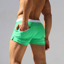 8 Colors New Swimwear Men Breathable Men's Swimsuits Swim Trunks Boxer Briefs Sunga Swim Suits Maillot De Bain Beach Shorts - 64 Corp