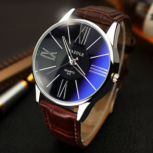 YAZOLE Quartz Watch Men Hot fashion business Leather watches minimalist belt Korean student Elegant relogio masculino wristwatch - 64 Corp
