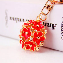 Chic Hollow Out Flower Metal Key Chains - 64 Corp
