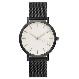 Men Women Fashion Stainless Steel Strap Analog Quartz Wrist Watch Luxury Simple Style Designed Bracelet Watches Women Clock - 64 Corp