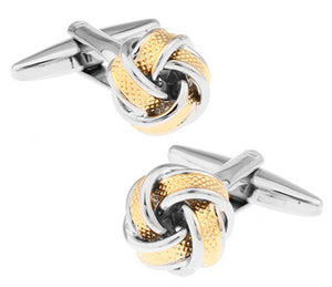 Fashion Knot Design Copper Cufflinks - 64 Corp