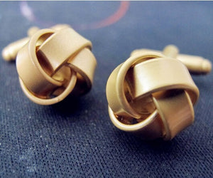 Fashion Knot Design Copper Cufflinks - 64 Corp