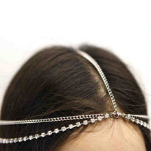 Fashion Boho Women Metal Gold Silver Multilayer Head Chain Headband Headpiece Bridal Wedding Hairstyle Hair Accessories - 64 Corp