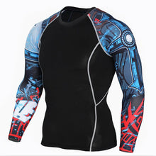 Mens Compression Shirts 3D Teen Wolf Jerseys Long Sleeve T Shirt Fitness Men Lycra MMA Crossfit T-Shirts Tights Brand Clothing - 64 Corp