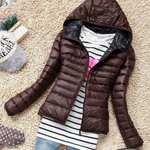 New 2017 Fashion Ladies Down Short Design Coat Winter Cotton-padded Jacket Women Slim Solid Zipper Outerwear DF-081