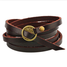 Brown Leather Boho Bracelet - 64 Corp