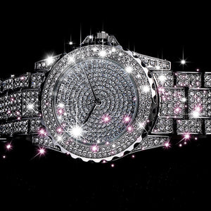 Lvpai Top Brand Silver Luxury Women Dress Watch Rhinestone Ceramic Crystal Quartz Watches Magic Women Wrist Watch Female LP033 - 64 Corp