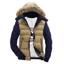 Mountainskin Men's Winter Jackets 4XL Thick Hooded Fur Collar Parka Men Coats Casual Padded Men's Jackets Male Clothing SA075
