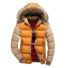 Mountainskin Men's Winter Jackets 4XL Thick Hooded Fur Collar Parka Men Coats Casual Padded Men's Jackets Male Clothing SA075