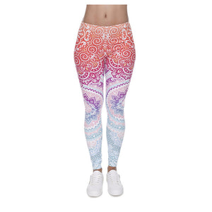 wholelsales New Fashion Women leggings 3D Printed color legins Ray fluorescence leggins pant legging for Woman 15 Colors - 64 Corp