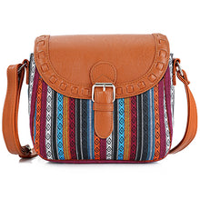 2017 Vintage Fabric Boho Aztec Tribal Female Handbag Women Crossbody Bag Ladies Shoulder Bag with PU Leather Messenger Bag - 64 Corp