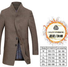 Winter wool coat men long sections thick woolen coats Mens Casual Fashion Jacket casaco masculino palto peacoat overcoat
