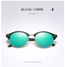 New Polarized Round Sunglasses Mens Womens Brand Designer Club Round Glasses Classic Sun glasses Driving Semi Rimless Eyewear - 64 Corp