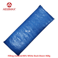 AEGISMAX Ultra Light 90% White Duck down sleeping bag camping Envelope type sleeping bag Ourdoor and Family - 64 Corp