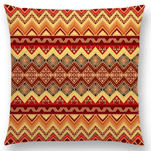 Hot Sale Boho Primitive Geometric Pattern National Style Exotic Native Striped Navajo Arrow Cushion Home Decor Sofa Throw Pillow - 64 Corp