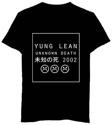 YUNG LEAN UNKNOWN DEATH Graphic T-Shirt Casual High Quality Crewneck Women Hipster Funny Cotton Grunge Aesthetic t shirt Tees - 64 Corp