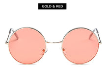 2017 New Women Men Round Sunglasses Steampunk Shades MultiColor Gradient Mirror Lens Goggles Designer Vintage Sun Glasses - 64 Corp