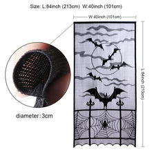 Ourwarm 1 Piece Halloween Decoration Props Black Lace Spiderweb Fireplace Mantle Scarf Cover Tablecloth Festive Party Supplies