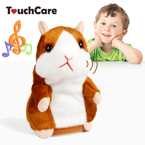 Touchcare 15CM Talking Hamster Mouse Pet Plush Toy Learn To Speak Electric Record Hamster Educational Children Stuffed Toys Gift - 64 Corp