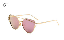 XIESIQING Sunglasses Women brand Gradient Ocean Lens Cat Eye Sunglasses Ladies Alloy Full Frame Sun Glasses oculos de sol UV400 - 64 Corp