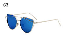 XIESIQING Sunglasses Women brand Gradient Ocean Lens Cat Eye Sunglasses Ladies Alloy Full Frame Sun Glasses oculos de sol UV400 - 64 Corp