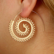 Meyfflin 8 Types Big Swirl Hoop Earrings for Women 2017 New Bohemian Geometric Earring Female Punk Round Boho Jewelry bijoux - 64 Corp