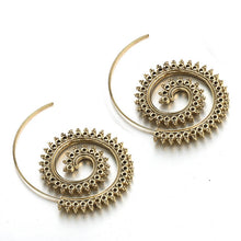 Meyfflin 8 Types Big Swirl Hoop Earrings for Women 2017 New Bohemian Geometric Earring Female Punk Round Boho Jewelry bijoux - 64 Corp