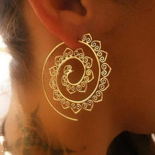 Meyfflin 8 Types Big Swirl Hoop Earrings for Women 2017 New Bohemian Geometric Earring Female Punk Round Boho Jewelry bijoux - 64 Corp