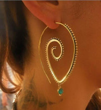 Meyfflin 8 Types Big Swirl Hoop Earrings for Women 2017 New Bohemian Geometric Earring Female Punk Round Boho Jewelry bijoux - 64 Corp