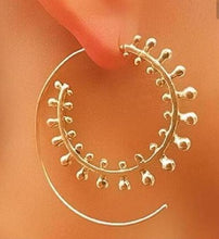 Meyfflin 8 Types Big Swirl Hoop Earrings for Women 2017 New Bohemian Geometric Earring Female Punk Round Boho Jewelry bijoux - 64 Corp