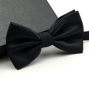 High Quality Men Fashion Solid Bowtie Wedding Butterfly Bow Tie Novelty Tuxedo Adjustable Necktie Yellow/Dark Green/Grass Green - 64 Corp