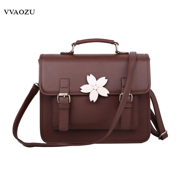 Free Shipping Japanese Harajuku Style Fashion Women Hand Bags Handbags PU Preppy Satchels Schoolbag - 64 Corp