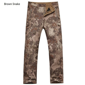Shark Skin Soft Shell Tactical Military Camouflage Pants - 64 Corp