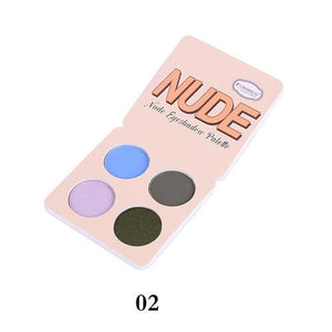 Brand Makeup Matte Eye Shadow Palette 4 Colors Nude Minerals Powder Pigments Glitter Eyeshadow Make Up Palette Korea Cosmetics - 64 Corp